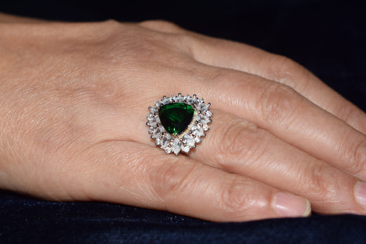 Forest Heart Pure 925 Sterling Silver Ring