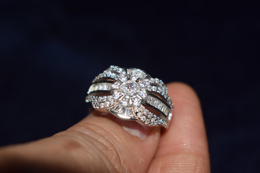 The Cascade Pure 925 Sterling Silver Ring