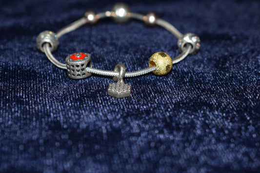 The Honeycomb Bloom Pure 925 Sterling Silver Pandora Bracelet